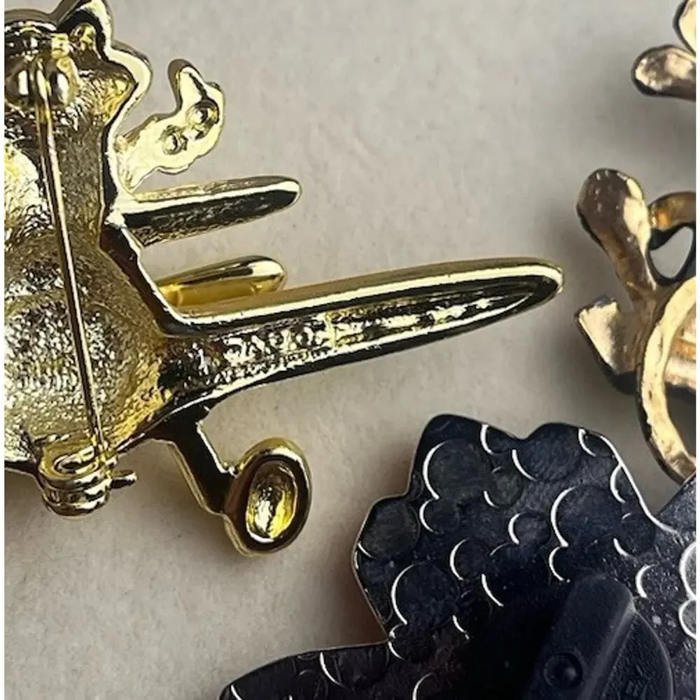 Cat Lovers Brooch Pin Lot + 1 Pendant - Disney Brooch Feline Kitty Brooches